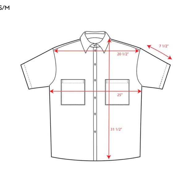 Left On Friday Sports Silk Button-Down, Hot Pink, Size S/M - Picture 8 of 10